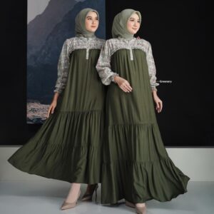 NADHEERA TANIVVA MIDI DRESS