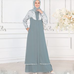 [BUNDLE] ETHICA LADIVA-05-WISHFULLGREY-#L + ABIKA HIJAB VENEA BERGO SAGE
