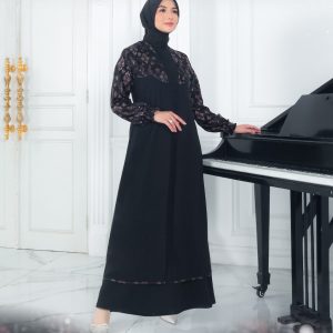 [BUNDLE] ETHICA LADIVA-06-PERFECTBLACK-#M + ABIKA HIJAB BELLA SQUARE JAHIT TEPI HITAM