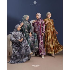 NADHEERA MALYAZA DRESS RAYON PREMIUM SALE