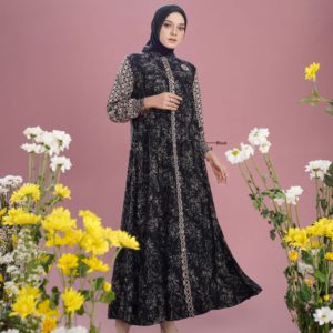 NADHEERA BASTHA MIDI DRESS