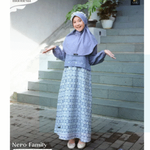 [Bundling Gamis] LUBI GA-NERO-STEELBLUE-#XXL(SALE) + LUBI GA-HEAVEN-BLACK-#XXL(SALE) - Paket Spesial 2in1 Gamis Anak